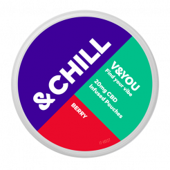 Nicopods V&You CBD pouches &CHILL Berry 20 mg-sachet