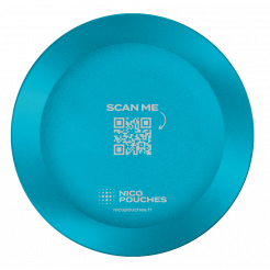 Boite de transport Nicobox pour nicotine pouches en aluminium Bleu