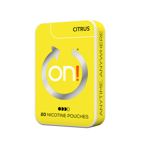 Nicotine pouches mini dry On! Citrus Mini 6 mg/ sachet