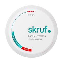 nicotine pouches Skruf Fresh Mint X-Strong 11,9 mg