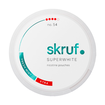 nicotine pouches Skruf Fresh Mint X-Strong 11,9 mg