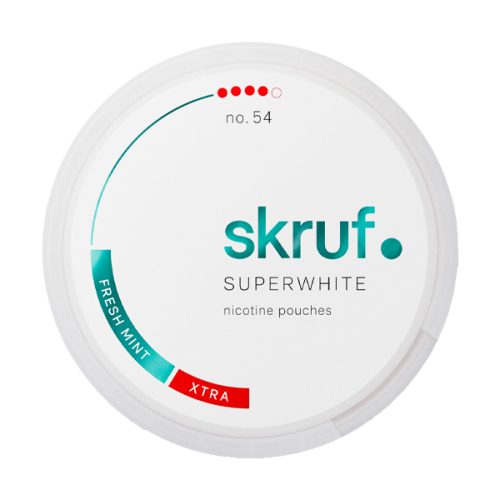 nicotine pouches Skruf Fresh Mint X-Strong 11,9 mg