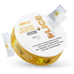 nicotine pouches D'LICE citron menthe light 4 mg