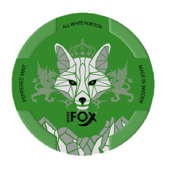 WHITE FOX Peppered Mint 12mg/sachet