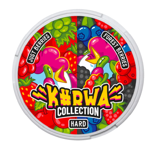 nicotine pouches kurwa Just Berries - Forest Berries X-Strong 16,3 mg