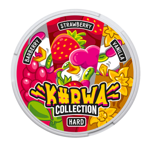 nicotine pouches kurwa Barberry - Strawberry - Vanilla X-Strong 16,3 mg