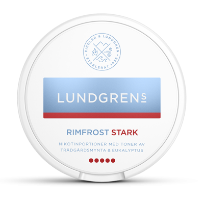 nicotine pouches lundgrens Rimfrost Stark X-Strong 12,5 mg