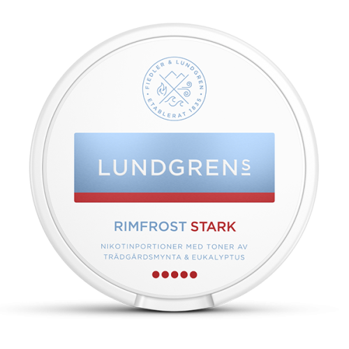 nicotine pouches lundgrens Rimfrost Stark X-Strong 12,5 mg