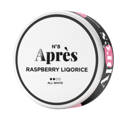 nicotine pouches après Raspberry Liqorice Medium 5,2 mg