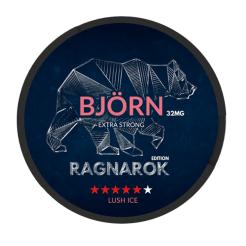 nicotine pouches Bjorn RAGNAROK Lush Ice X-Strong 16 mg