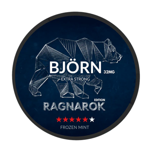 nicotine pouches bjorn RAGNAROK Frozen Mint X-Strong 16 mg