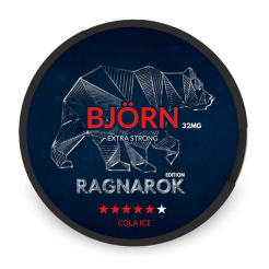 nicotine pouches bjorn RAGNAROK Cola Ice X-Strong 16 mg