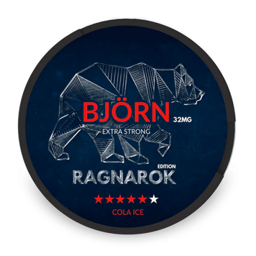 nicotine pouches bjorn RAGNAROK Cola Ice X-Strong 16 mg