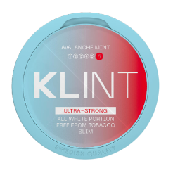 Nicotine pouches KLINT Avalanche Mint X-strong 17mg