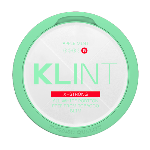 nicotine pouches KLINT Apple Mint X-Strong 14 mg