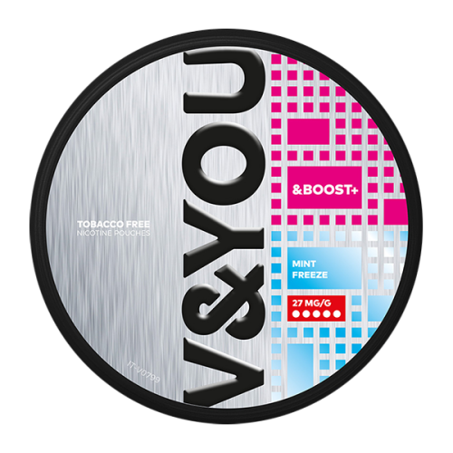 nicotine pouches V&YOU Mint Freeze X-Strong 15 mg