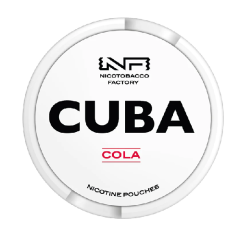 nicotine pouches CUBA cola x-strong