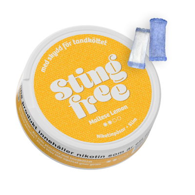 snus sans tabac sting free maltese lemon 4 mg