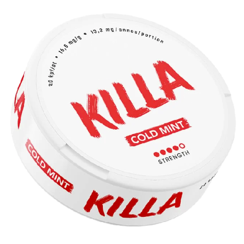snus killa cold mint extra strong sans tabac