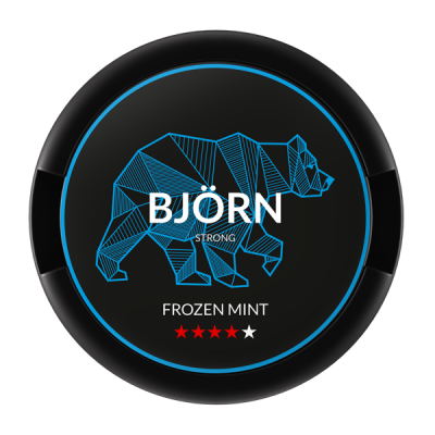 snus bjorn sans tabac Frozen Mint X-Strong 19,5 mg