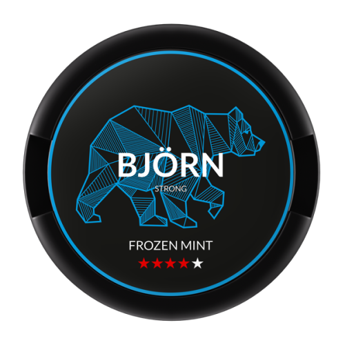 snus bjorn sans tabac Frozen Mint X-Strong 19,5 mg