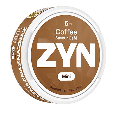 Snus ZYN Café Medium 6 mg sans tabac