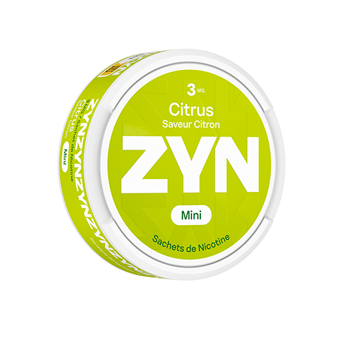 Snus ZYN Citron Light 3 mg sans tabac