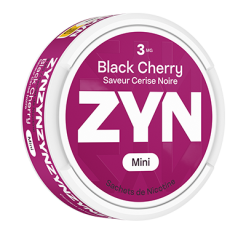 Snus ZYN Cerise Noire Light 3 mg sans tabac