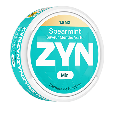 Snus ZYN Menthe Verte X-Light 1,5 mg sans tabac