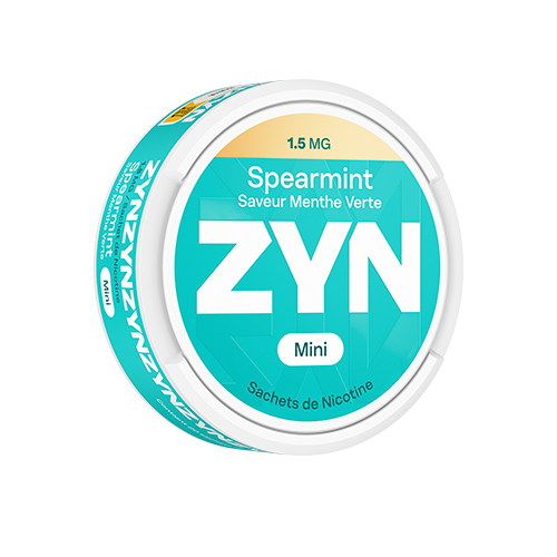 Snus ZYN Menthe Verte X-Light 1,5 mg sans tabac