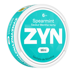 Snus ZYN Menthe Verte Medium 6 mg sans tabac