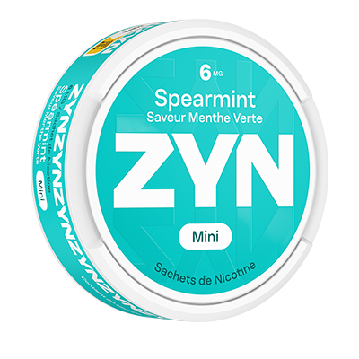 Snus ZYN Menthe Verte Medium 6 mg sans tabac