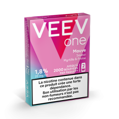 Pods VEEV ONE Myrtille Fraise 2 recharges 9 mg