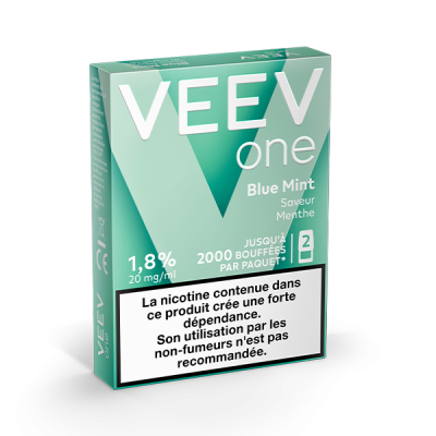 Pods VEEV ONE Menthe Fraîche 2 recharges 20 mg