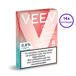 Pack VEEV ONE Pastèque Melon 14 recharges 9 mg/mL