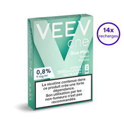 Pack VEEV ONE Menthe Fraîche 14 recharges 9 mg/mL