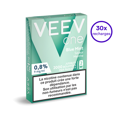 Pack VEEV ONE Menthe Fraîche 30 recharges 9 mg/mL