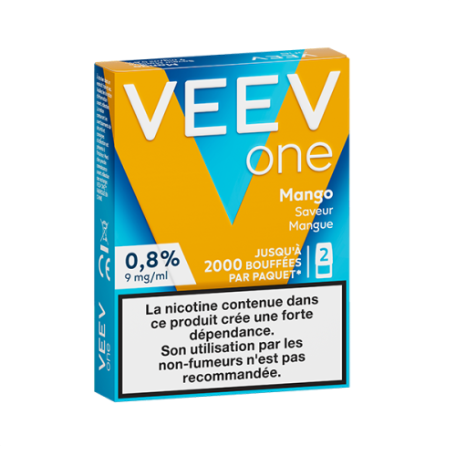 Pods VEEV ONE Mangue 2 recharges 9 mg/mL