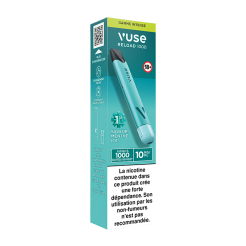 Puff rechargeable VUSE Reload 1000 bar Saveur Menthe Ice 10mg