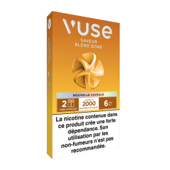 Pods VUSE Blend Doré 2 recharges 6, 12, 18 mg/mL