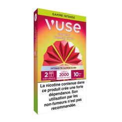 Pods VUSE Fraise Kiwi 2 recharges 10, 20 mg/mL