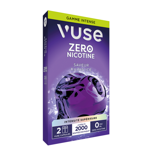 Pods VUSE Raisin Ice 2 recharges 0, 10, 20 mg/mL