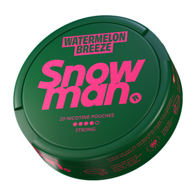 nicotine pouches snowman Watermelon Breeze X-Strong 12 mg