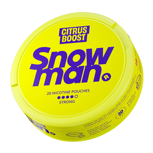nicotine pouches snowman Citrus Boost X-Strong 12 mg