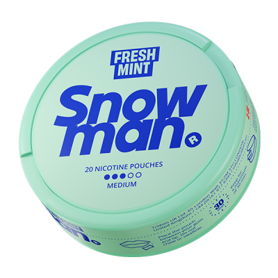 nicotine pouches snowman Fresh Mint Strong 9 mg