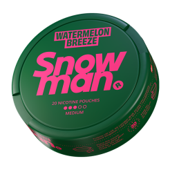 snus snowman Watermelon Breeze Strong 9 mg