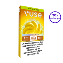 Pack VUSE Banane Ice 30 recharges 10 mg/mL