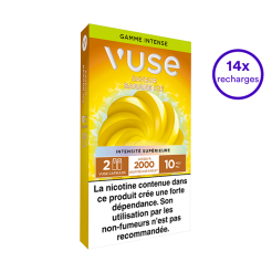 Pack VUSE Banane Ice 14 recharges 10 mg/mL