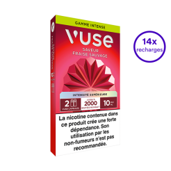 Pack VUSE Fraise sauvage 14 recharges 10 mg/mL