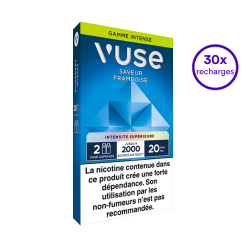 Pack VUSE Framboise 30 recharges 20 mg/mL